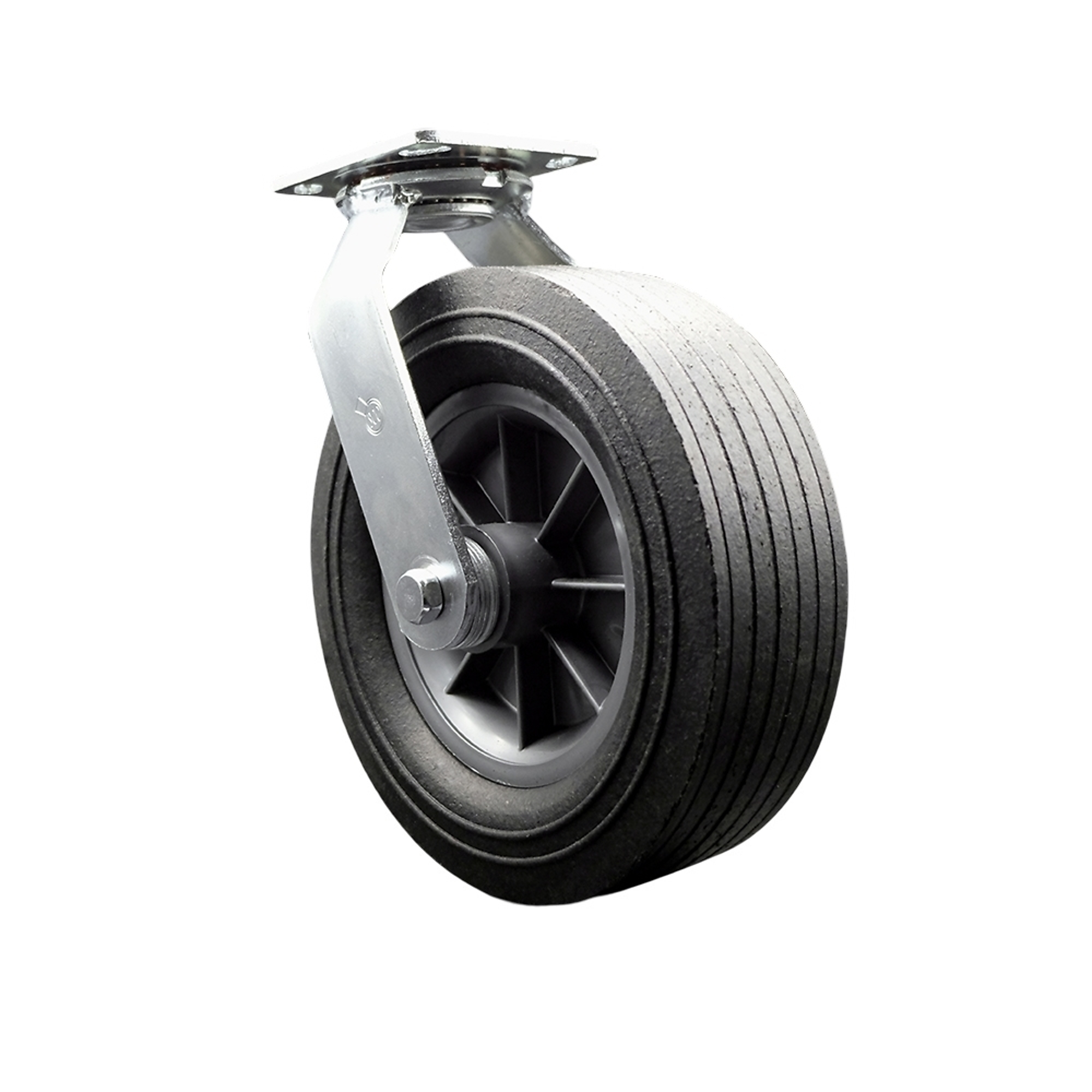 Service Caster, 10in. x 3in. Plate Caster, Wheel Diameter 10 in, Caster Type Swivel, Package (qty.) 1, Model# GRE-SCC-100S1030-SNB